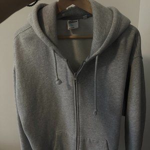 Aritzia Fleece zipup gray